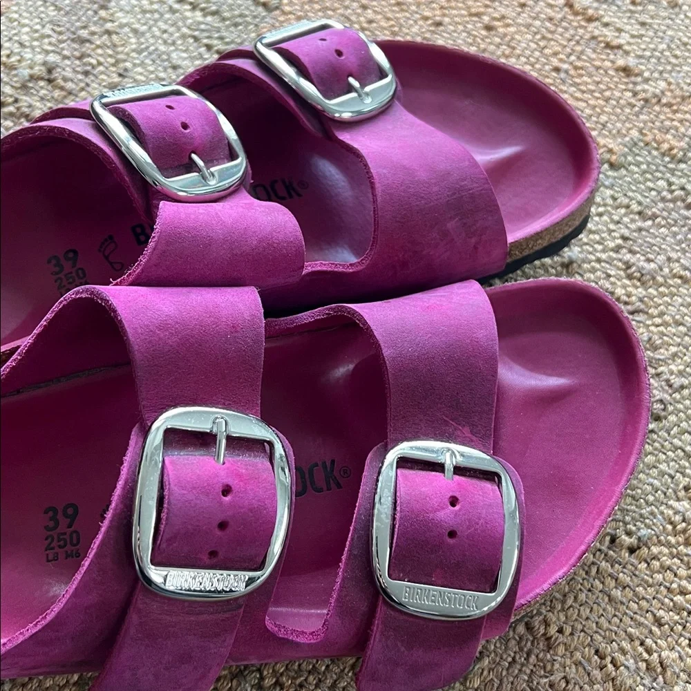 Birkenstock Leather Arizona Big Buckle Sandals - Picture 4 of 4